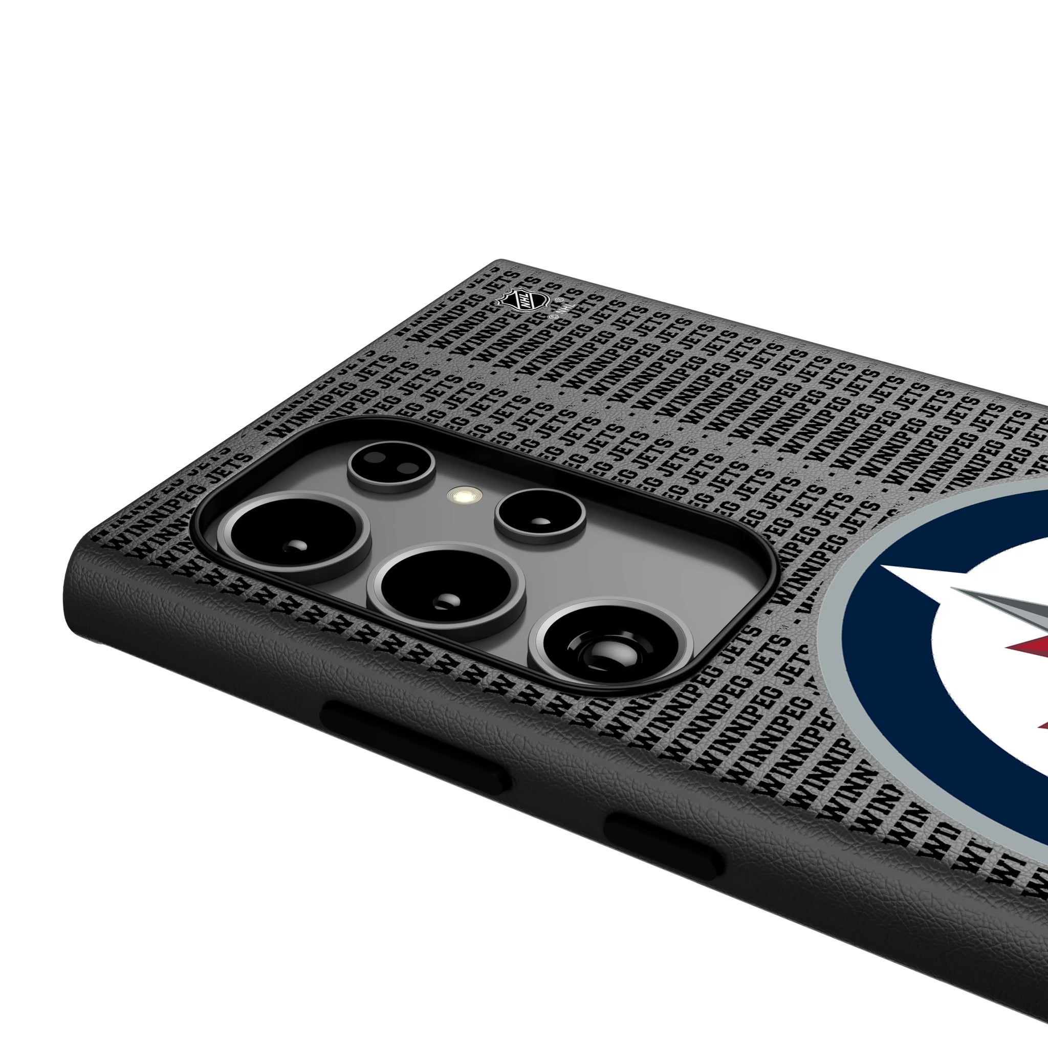 Winnipeg Jets Text Backdrop Galaxy MagSafe Compatible Phone Case for Samsung Galaxy - Detail