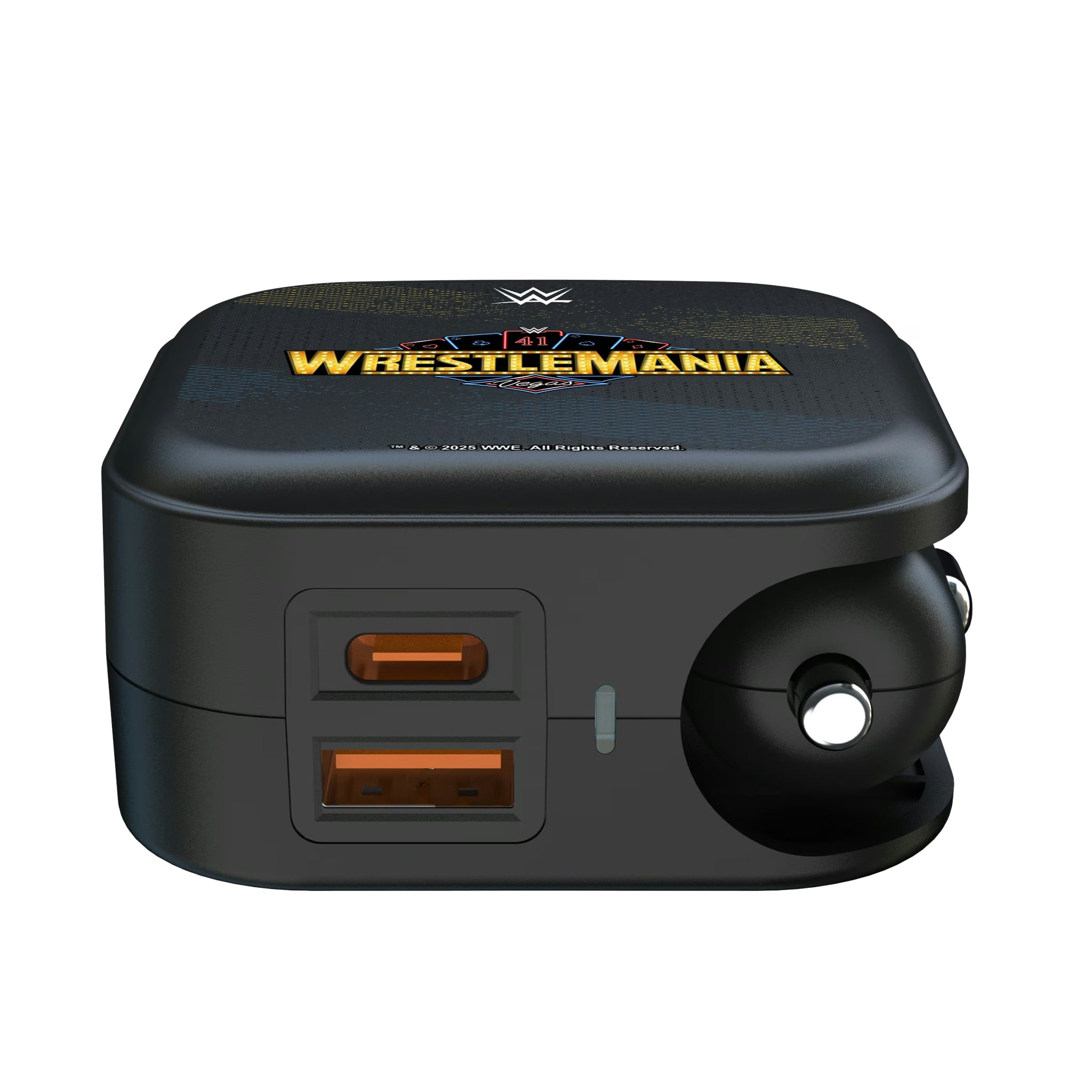 WrestleMania 41 Steel 2 in 1 USB A/C Charger