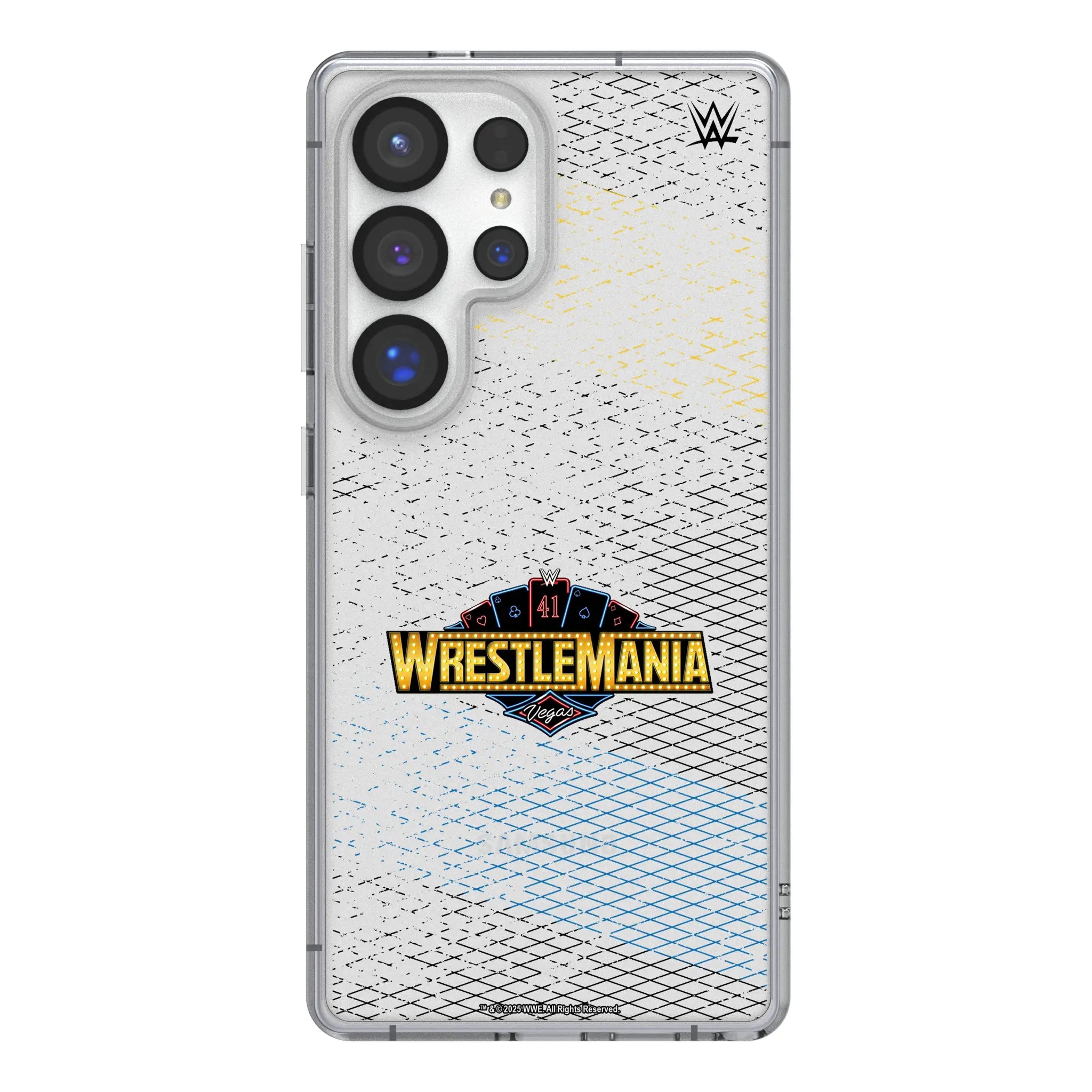 WrestleMania 41 Steel Galaxy Clear Phone Case for Samsung Galaxy#Device_Galaxy S25 Ultra