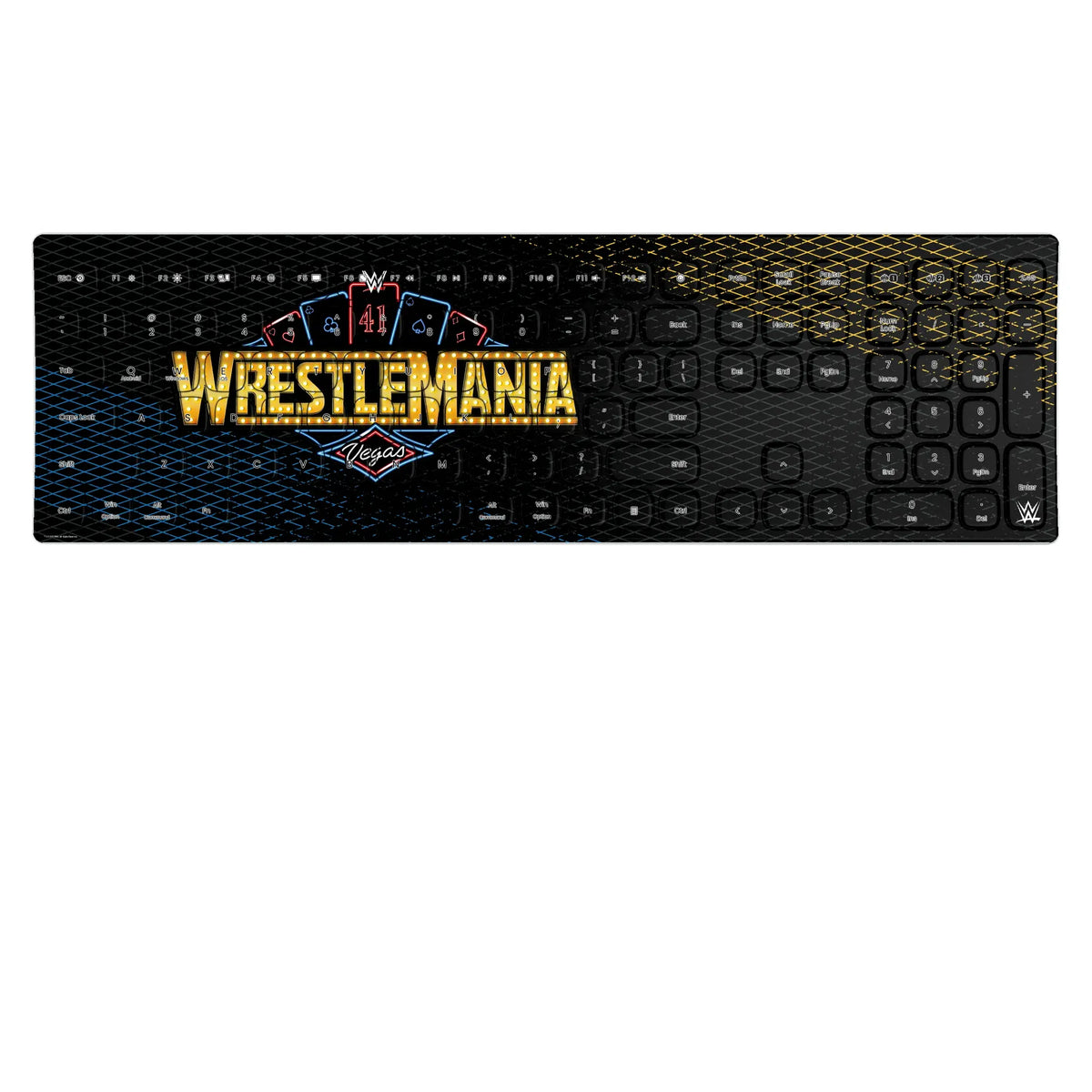 WrestleMania 41 Steel KKB605 Curved Wireless Keyboard