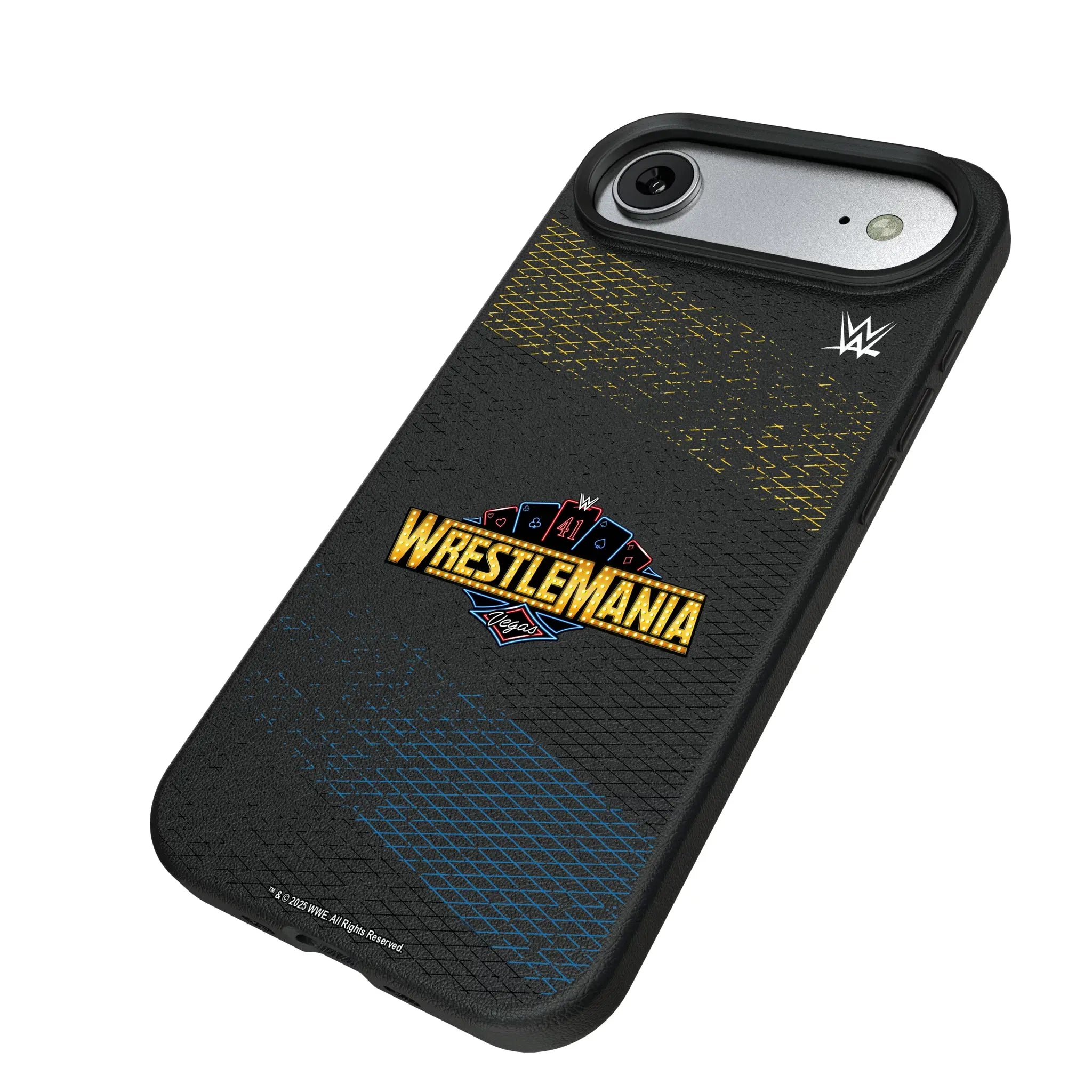 WrestleMania 41 Steel iPhone MagSafe Compatible Phone Case for Apple iPhone - Isometric View#Device_iPhone Air
