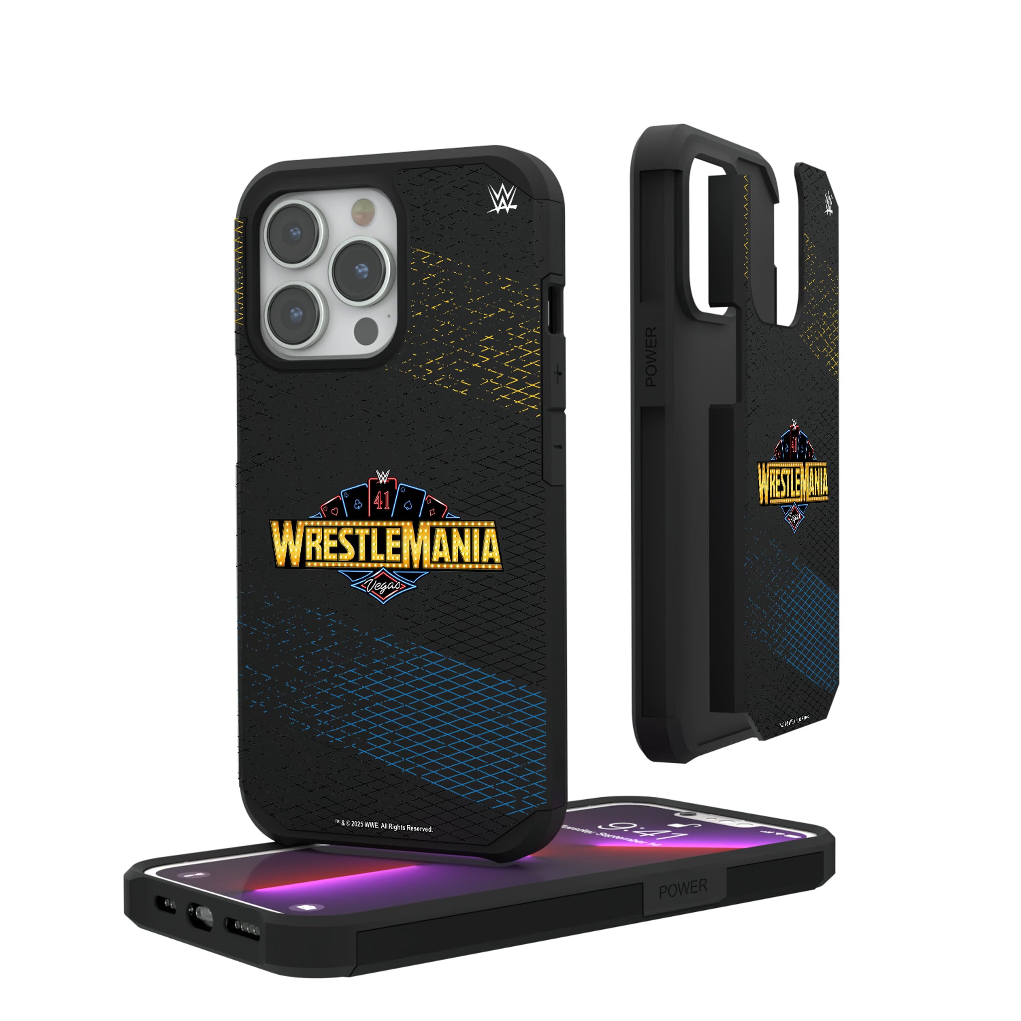 WrestleMania 41 Steel iPhone Rugged Phone Case for Apple iPhone#Device_iPhone 13 Pro