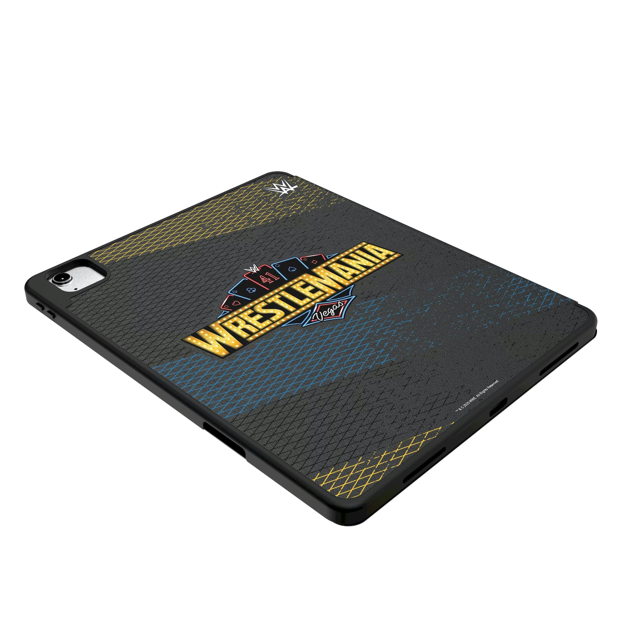 WrestleMania 41 Steel iPad Tablet Case for Apple iPad - Isometric View