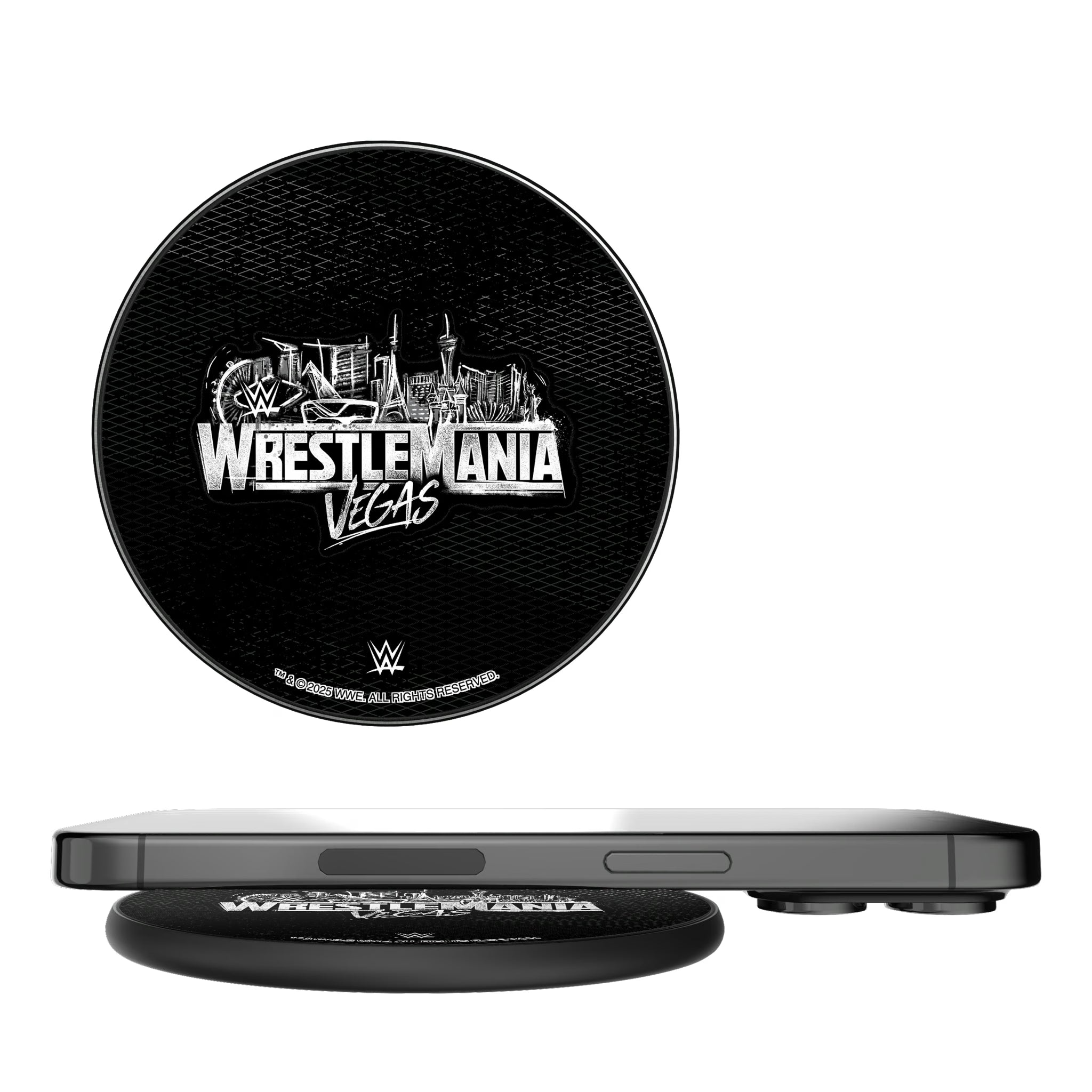 WrestleMania 42 Steel 15-Watt Wireless Charger