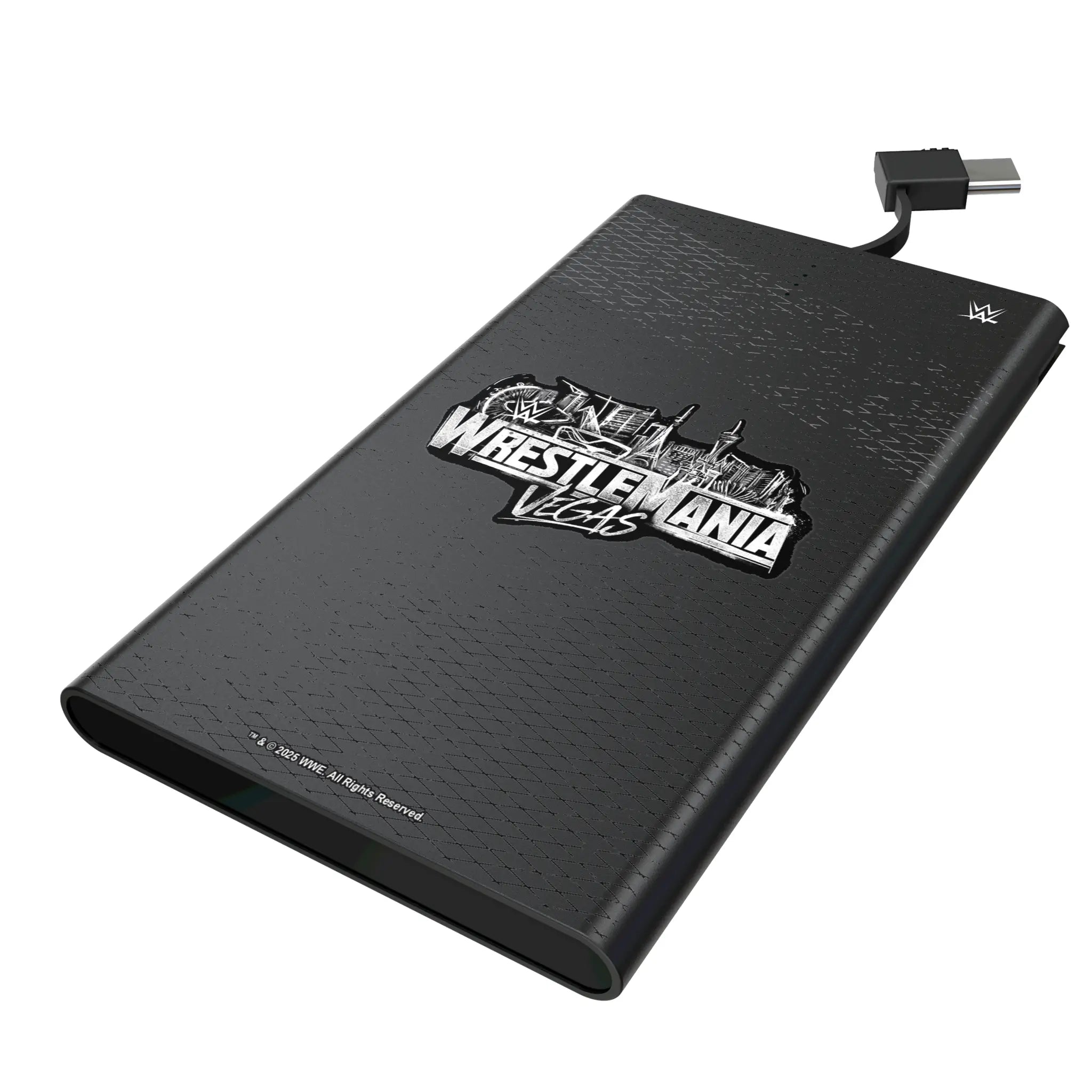 WrestleMania 42 Steel 5000mAh Flat Power Bank