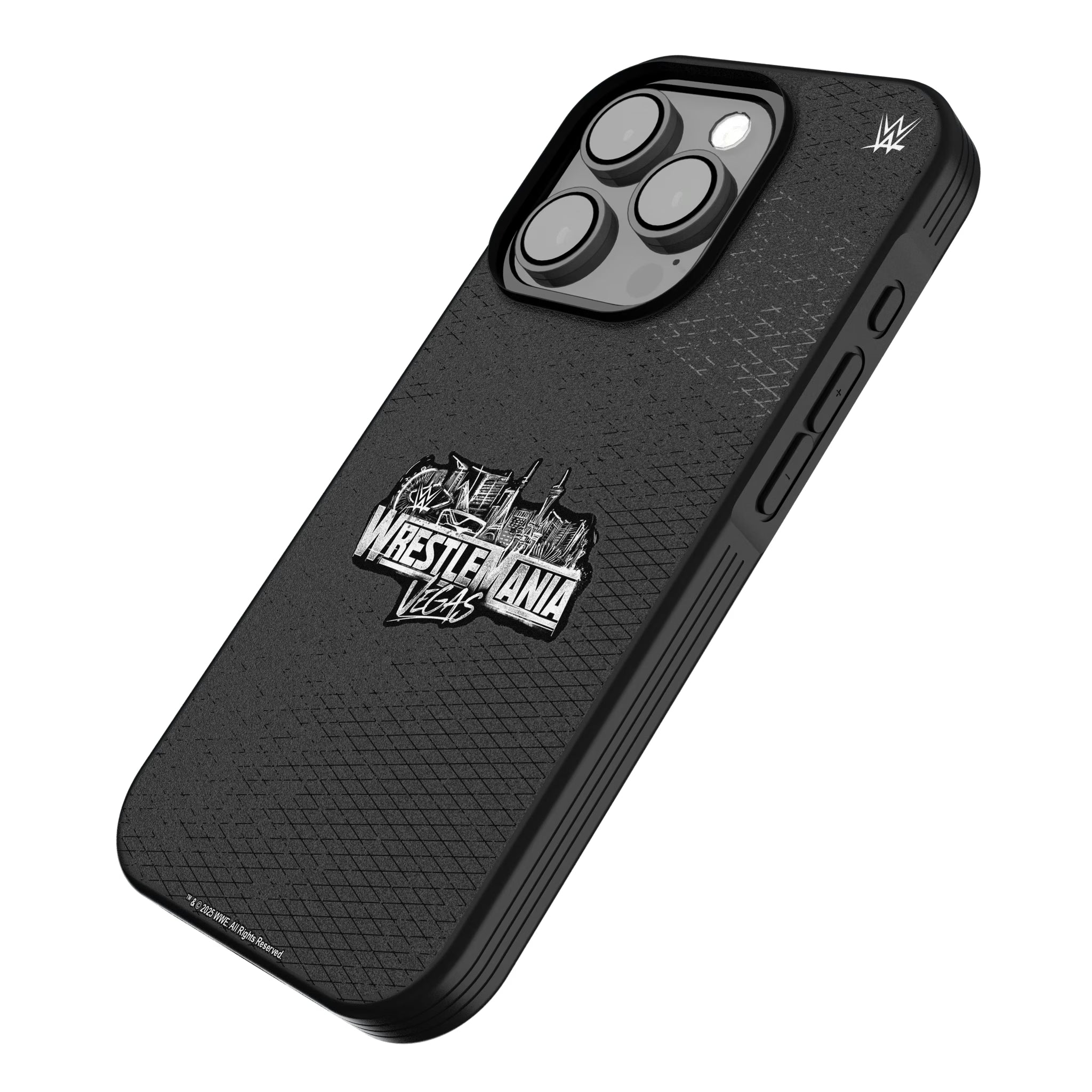 WrestleMania 42 Steel iPhone Bump Phone Case for Apple iPhone - Isometric View
