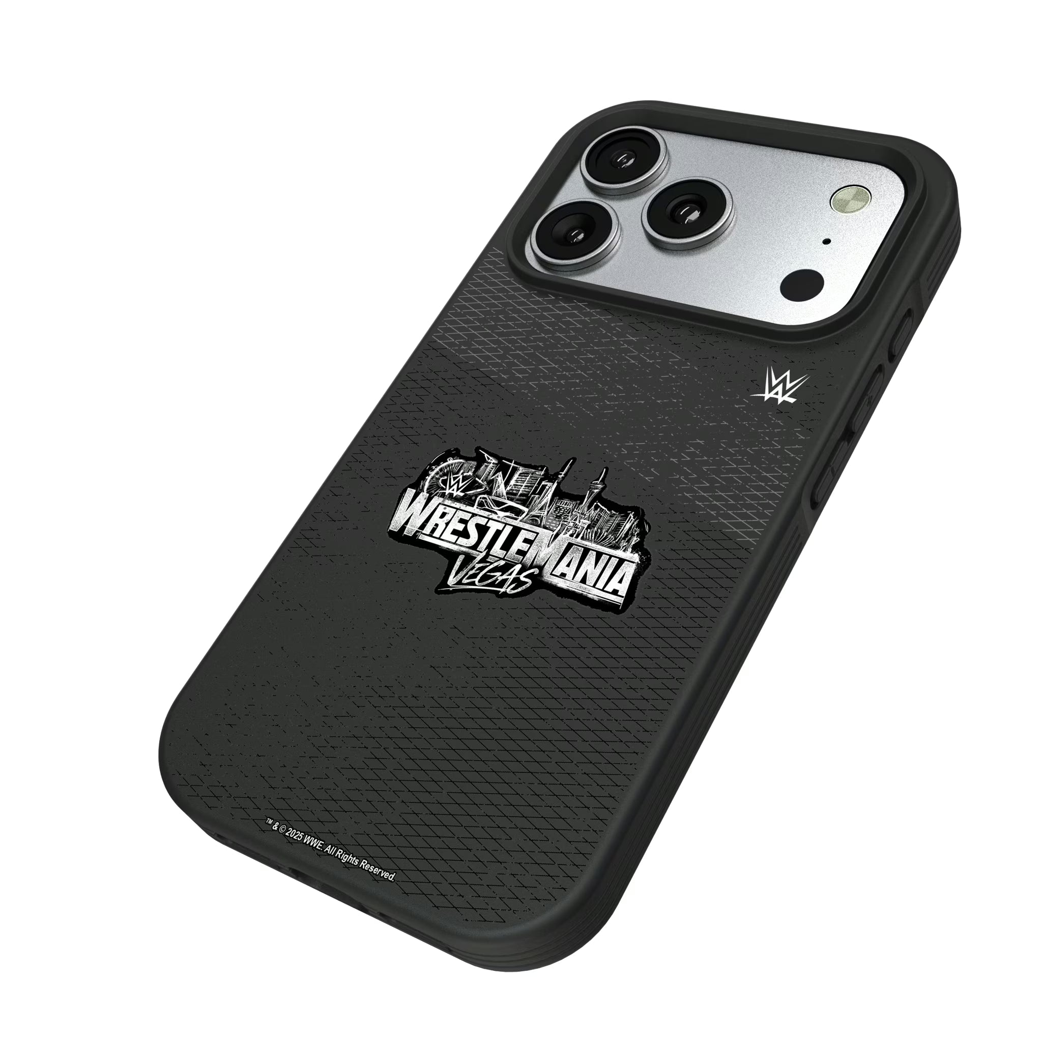 WrestleMania 42 Steel iPhone Bump Phone Case for Apple iPhone - Isometric View#Device_iPhone 17 Pro