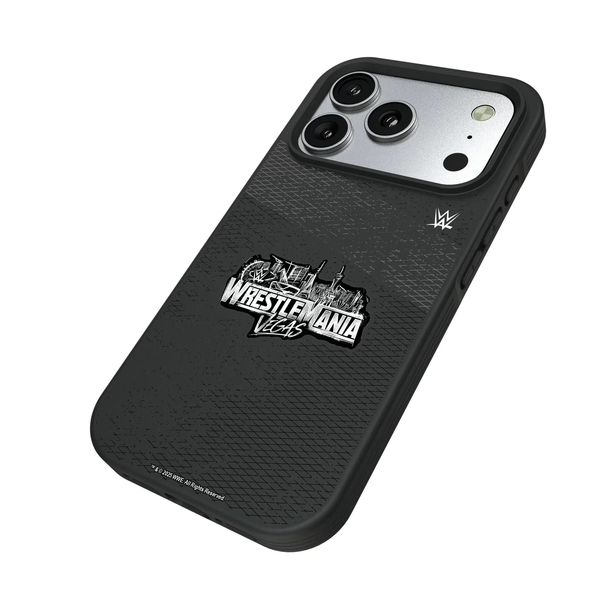 WrestleMania 42 Steel iPhone Bump Phone Case for Apple iPhone - Isometric View#Device_iPhone 17 Pro