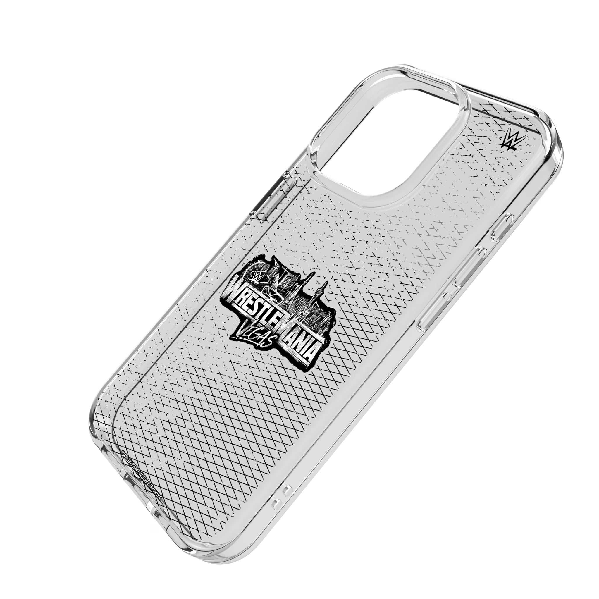 WrestleMania 42 Steel iPhone Clear Phone Case for Apple iPhone - Isometric View