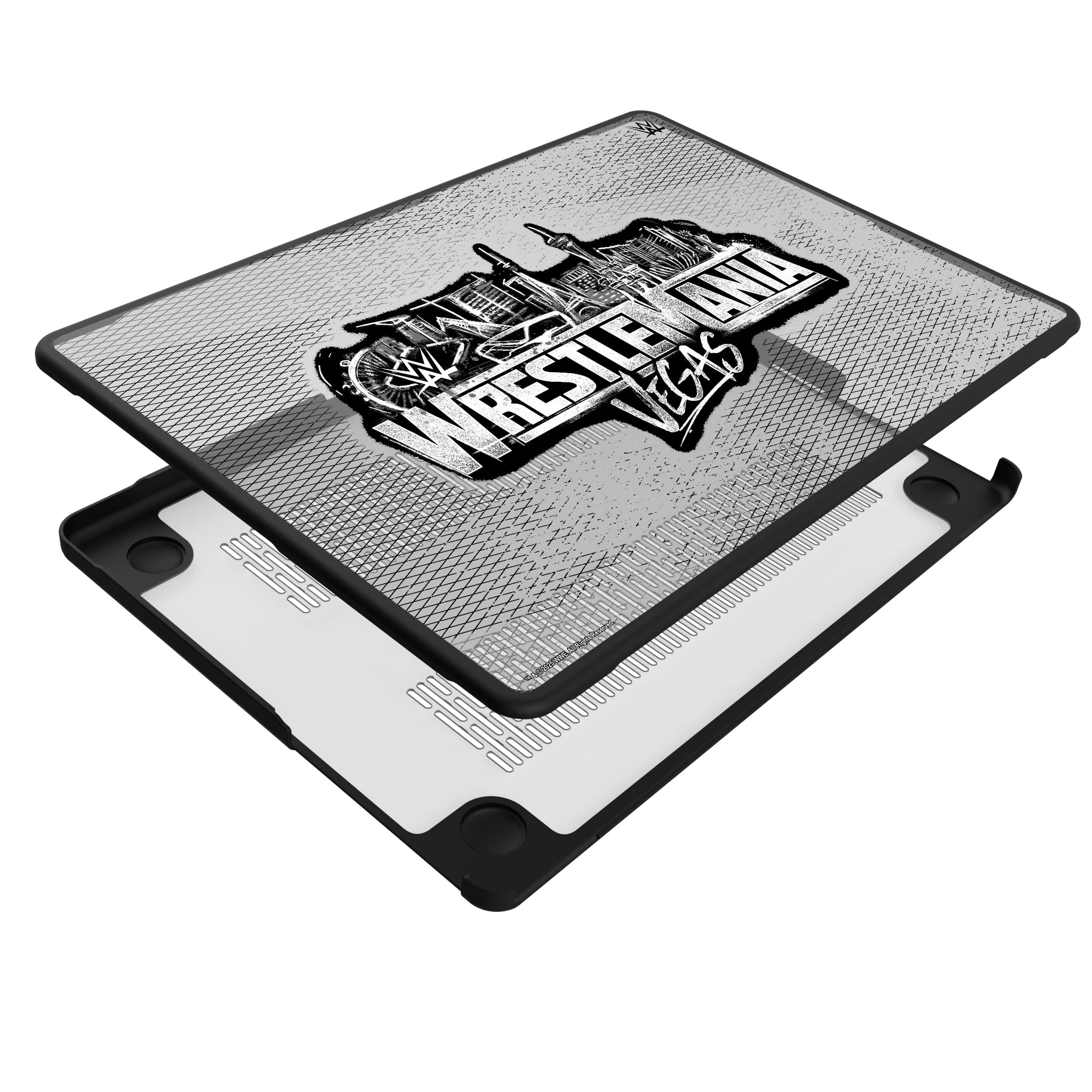 WrestleMania 42 Steel MacBook Laptop Case for Apple MacBook - Isometric View#Device_MacBook Pro (14-inch, 2021) / MacBook Pro (14-inch, 2023) / MacBook Pro (14-inch, 2024)