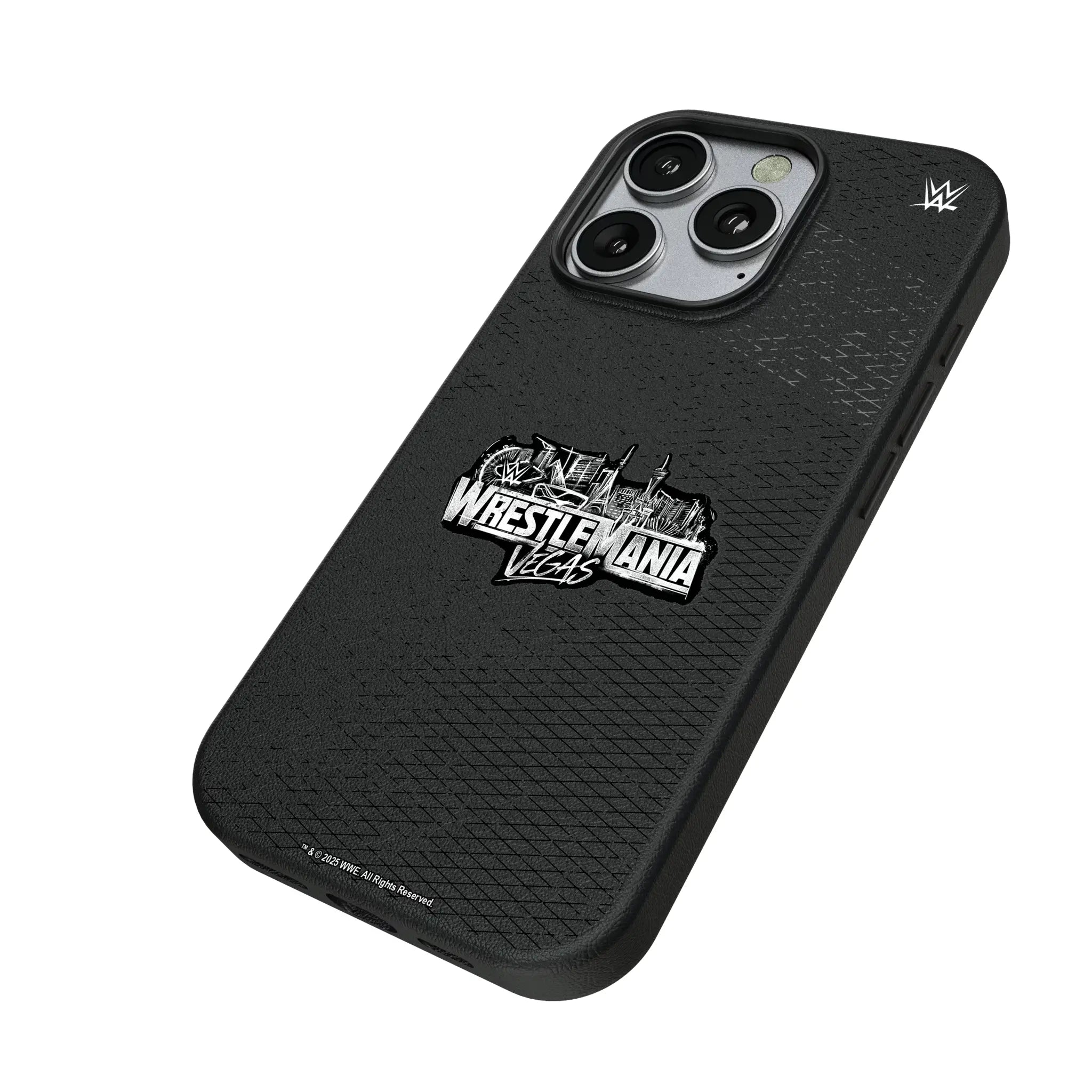 WrestleMania 42 Steel iPhone MagSafe Compatible Phone Case for Apple iPhone - Isometric View