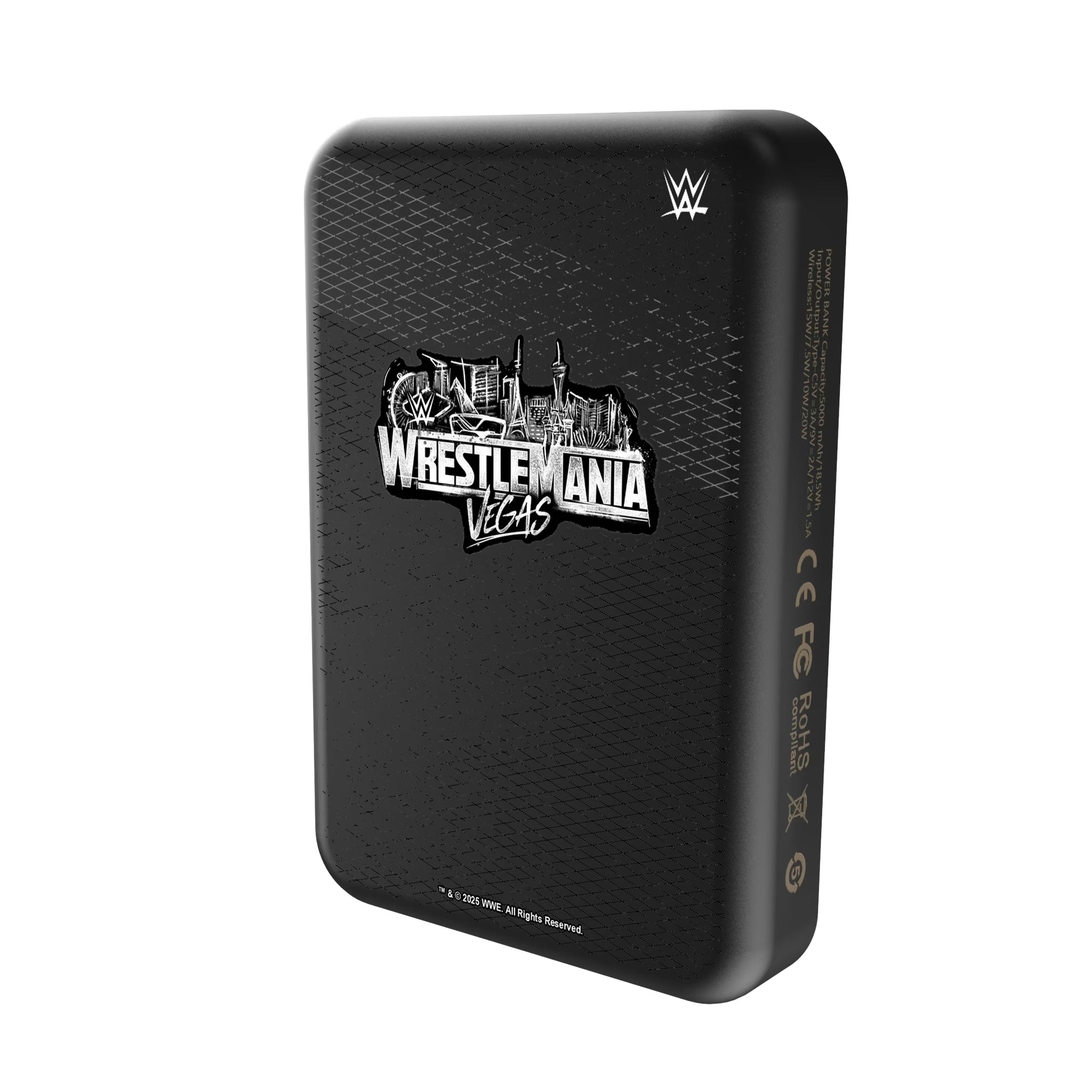 WrestleMania 42 Steel Wireless Mag Power Bank