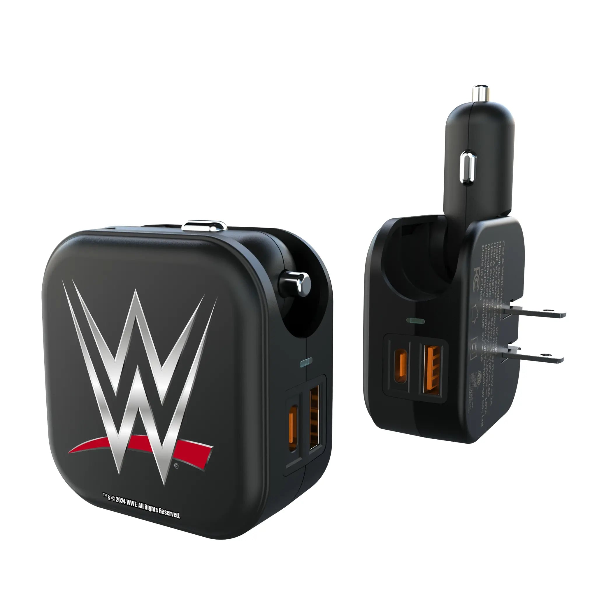 WWE Clean 2 in 1 USB A/C Charger