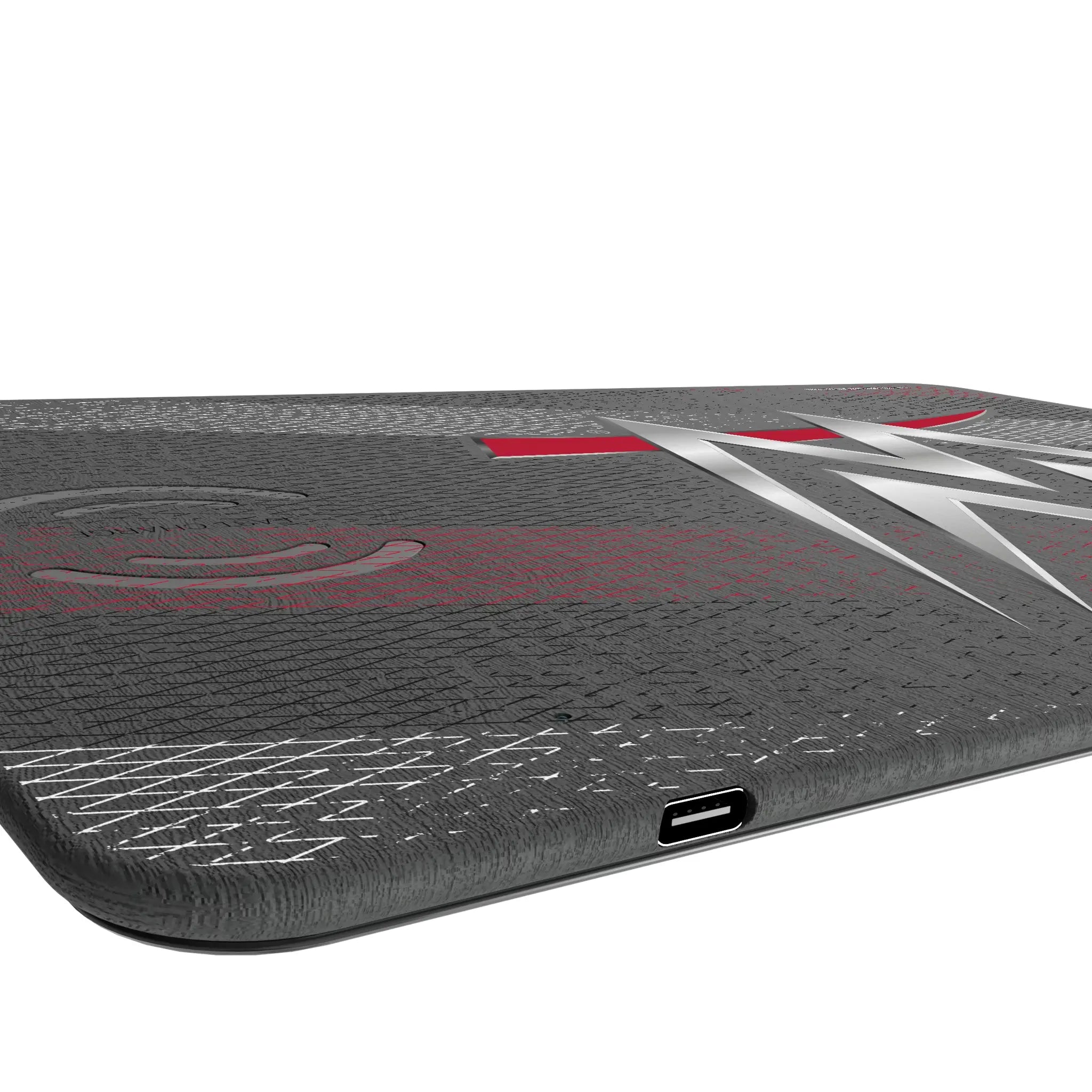 WWE Steel 15-Watt Wireless Charger and Mouse Pad