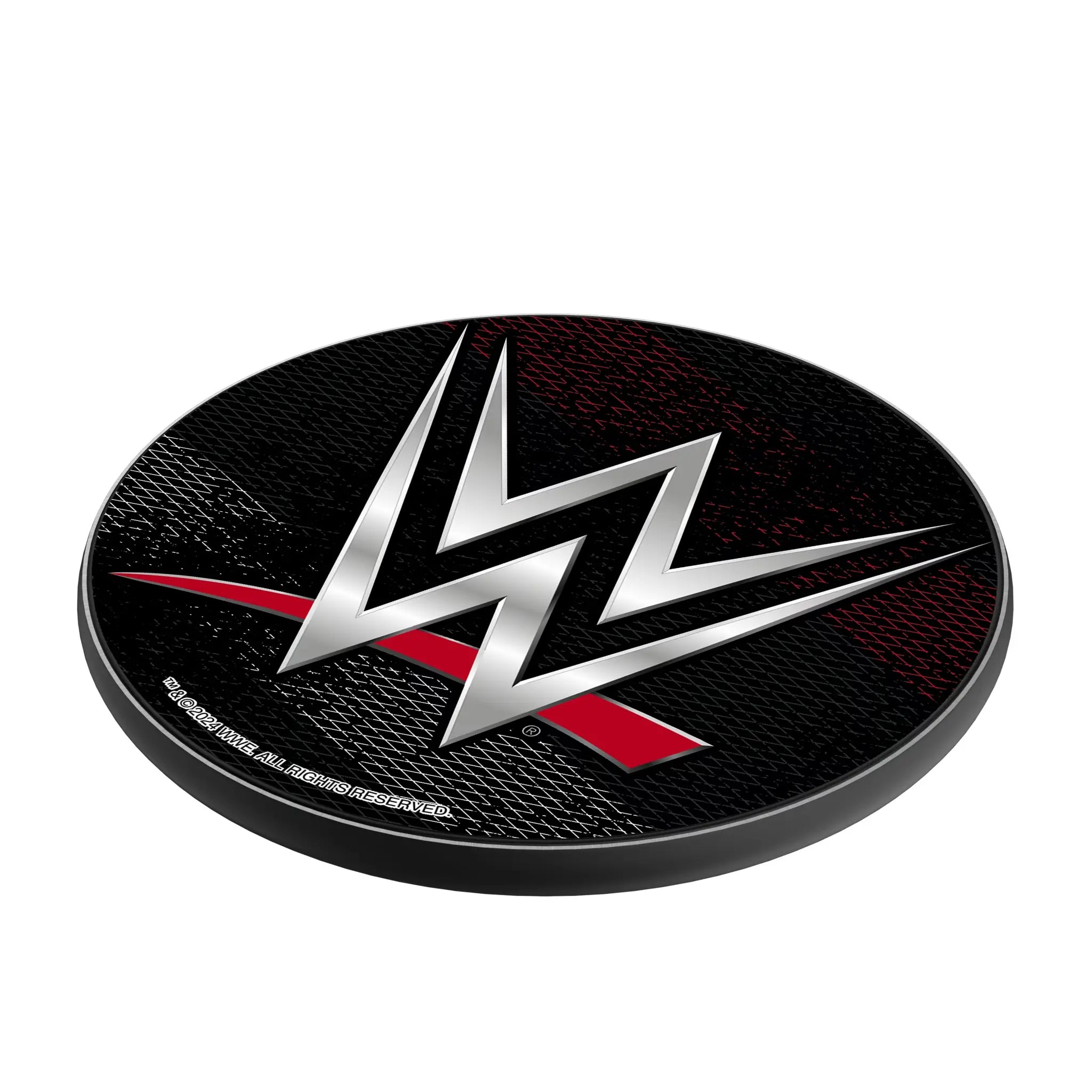 WWE Steel 15-Watt Wireless Charger - Isometric View