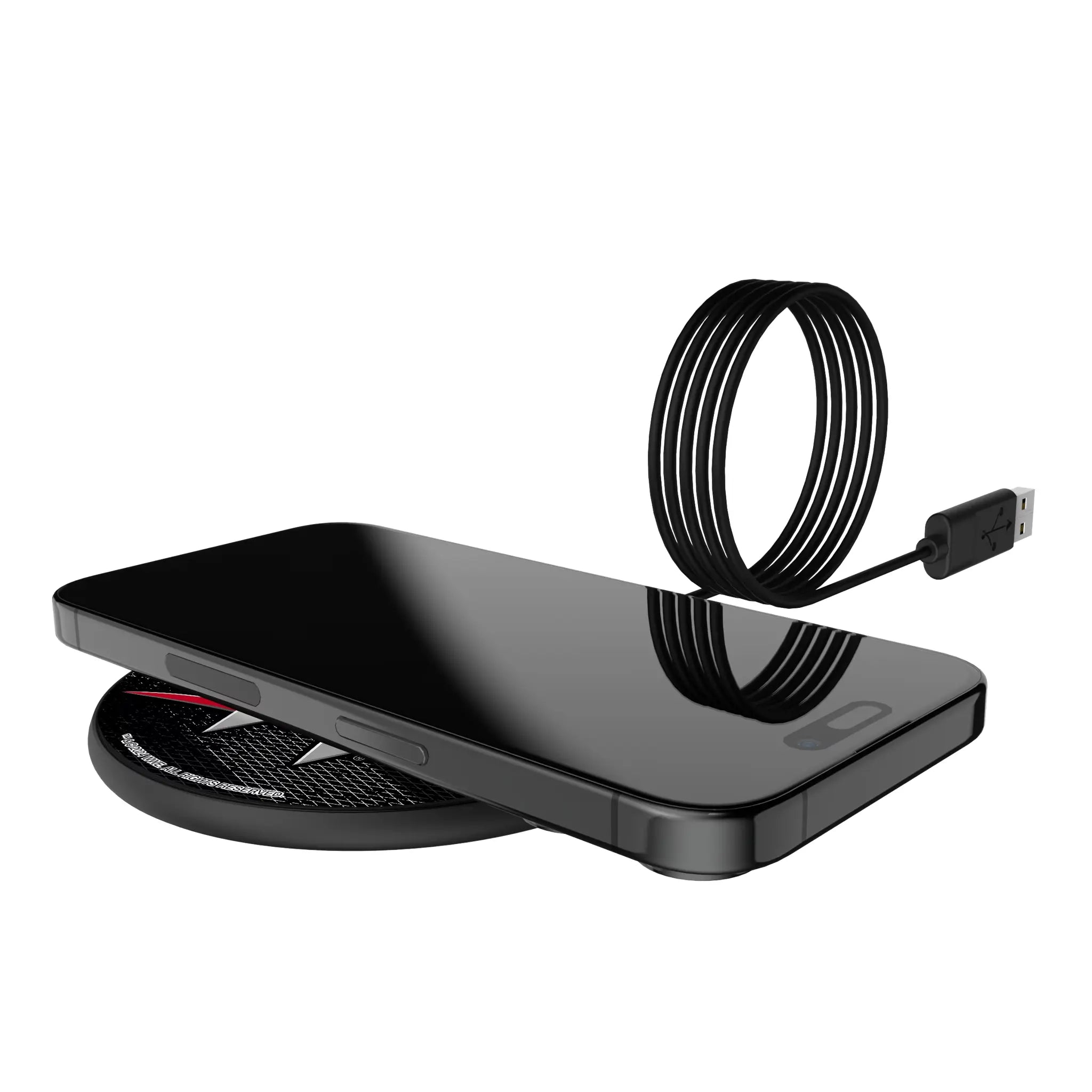 WWE Steel 15-Watt Wireless Charger - Lifestyle