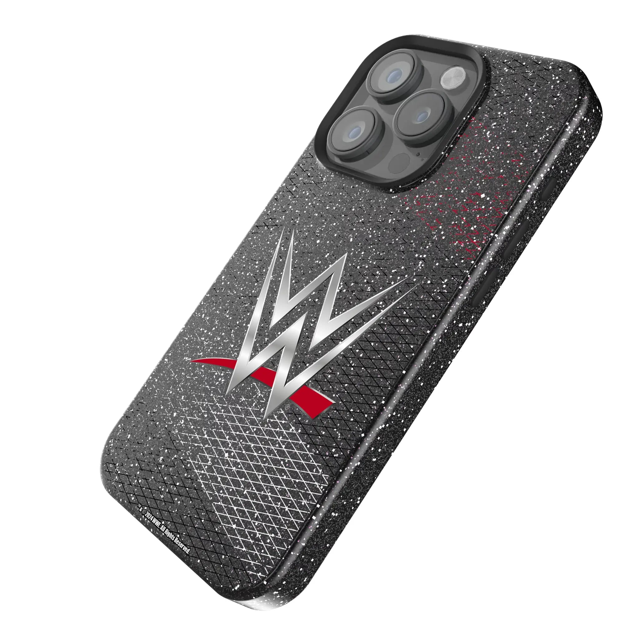 WWE Steel iPhone Bling Phone Case for Apple iPhone - Isometric View