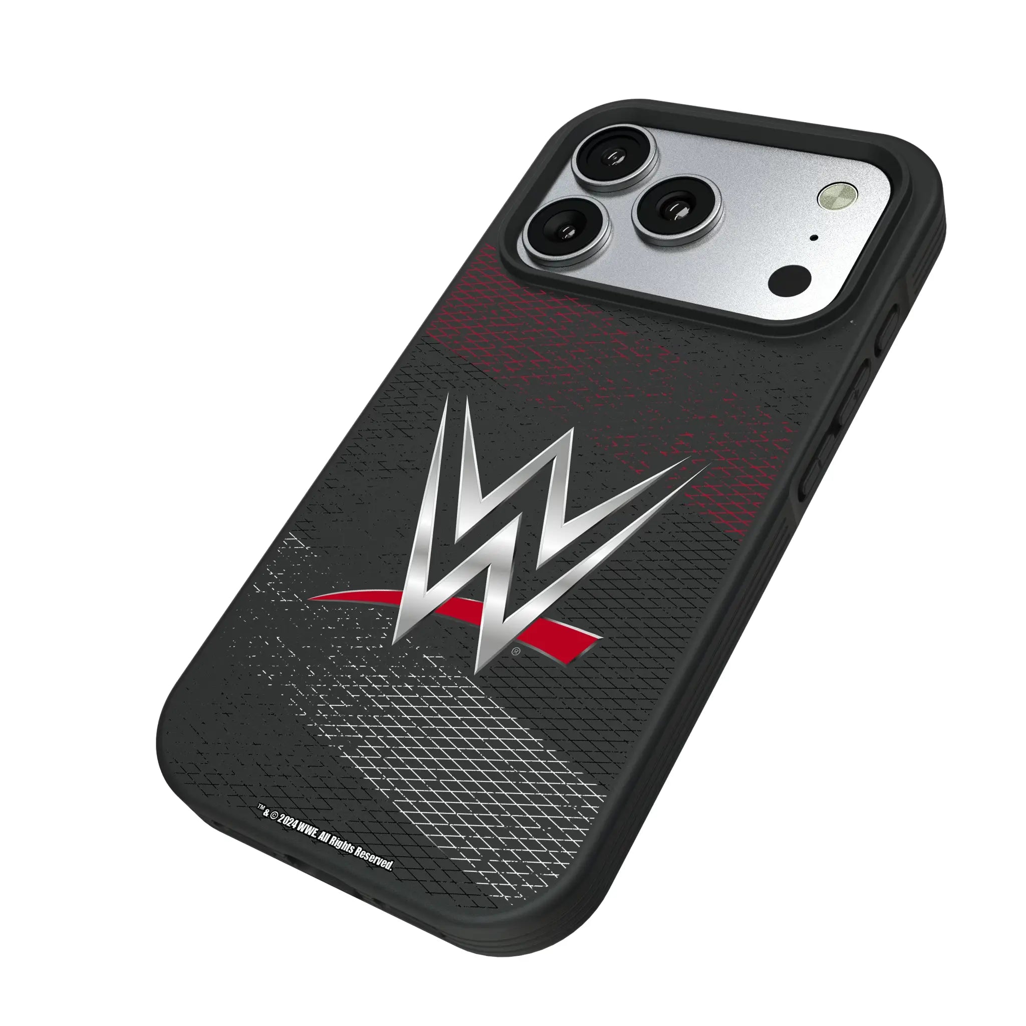 WWE Steel iPhone Bump Phone Case for Apple iPhone - Isometric View#Device_iPhone 17 Pro