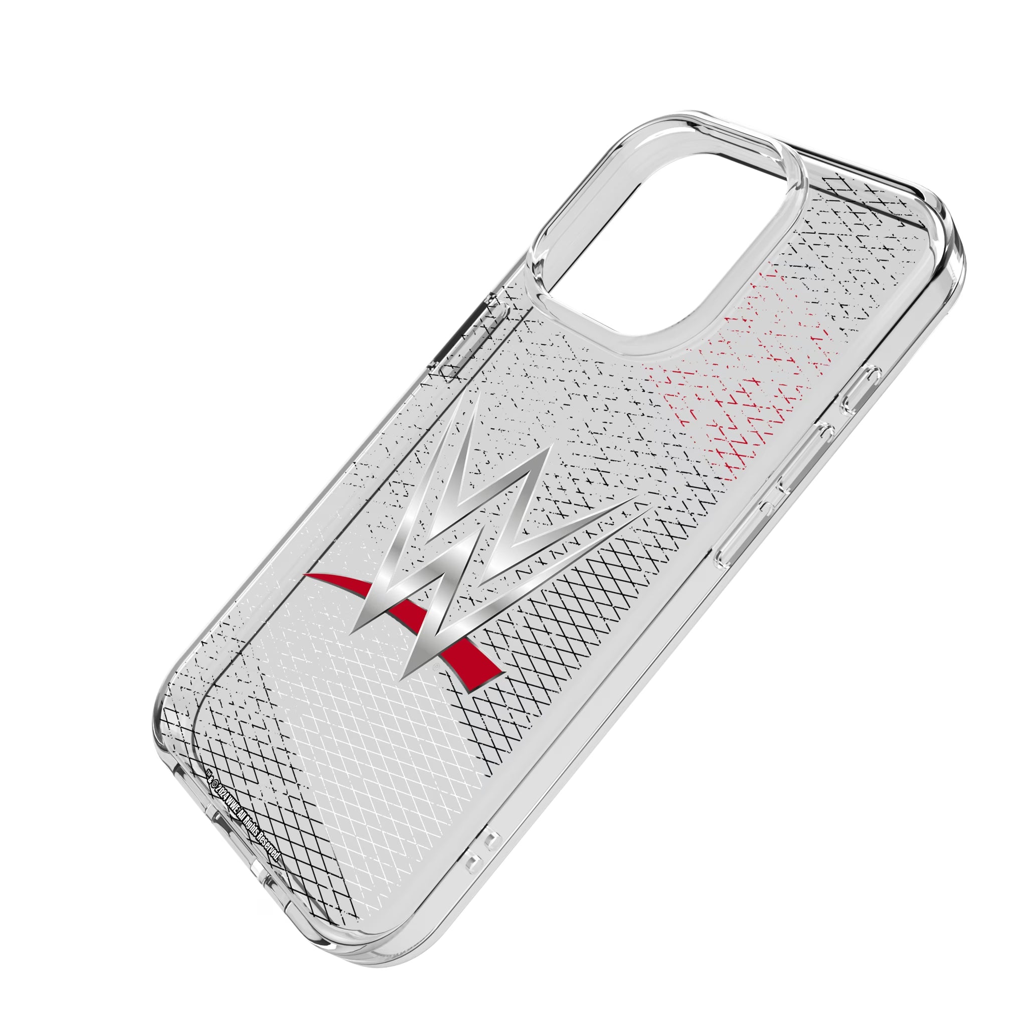 WWE Steel iPhone Clear Phone Case for Apple iPhone - Isometric View