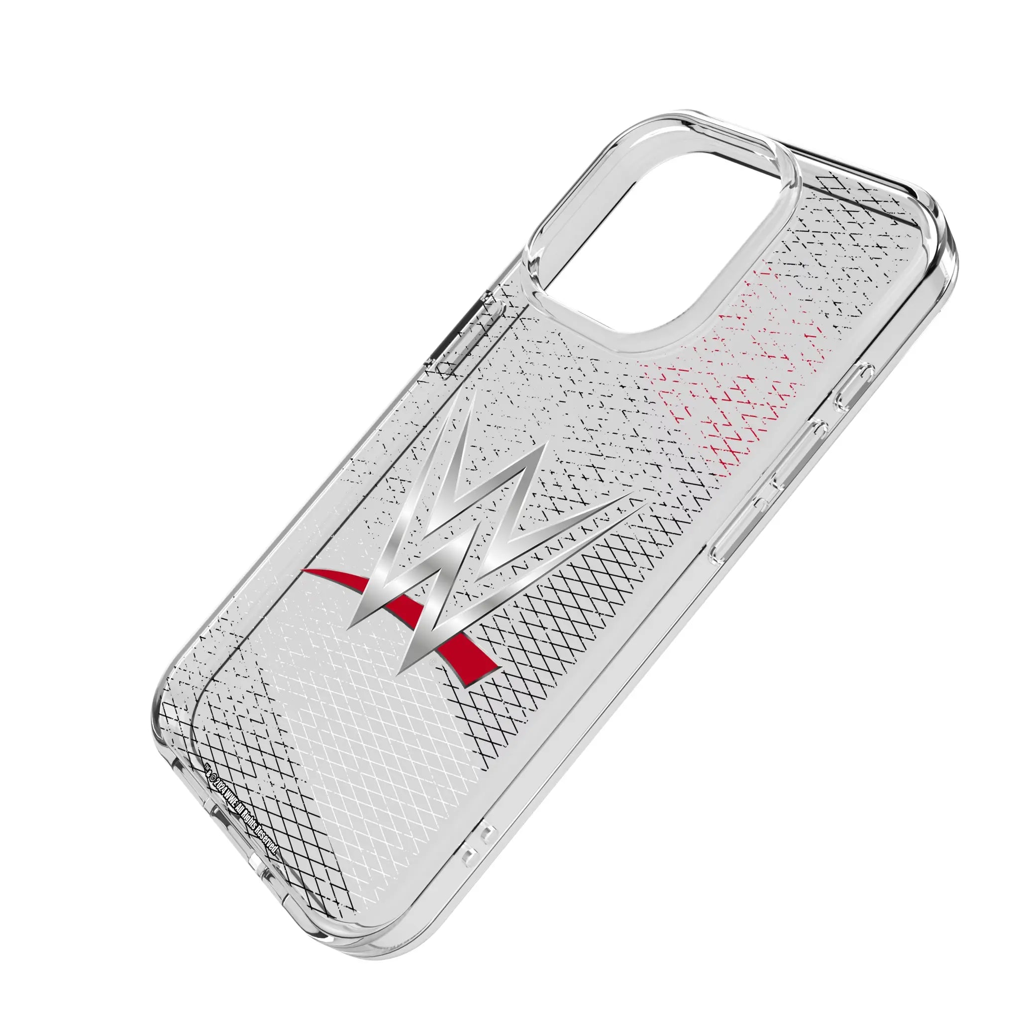 WWE Steel iPhone Clear Phone Case for Apple iPhone - Isometric View