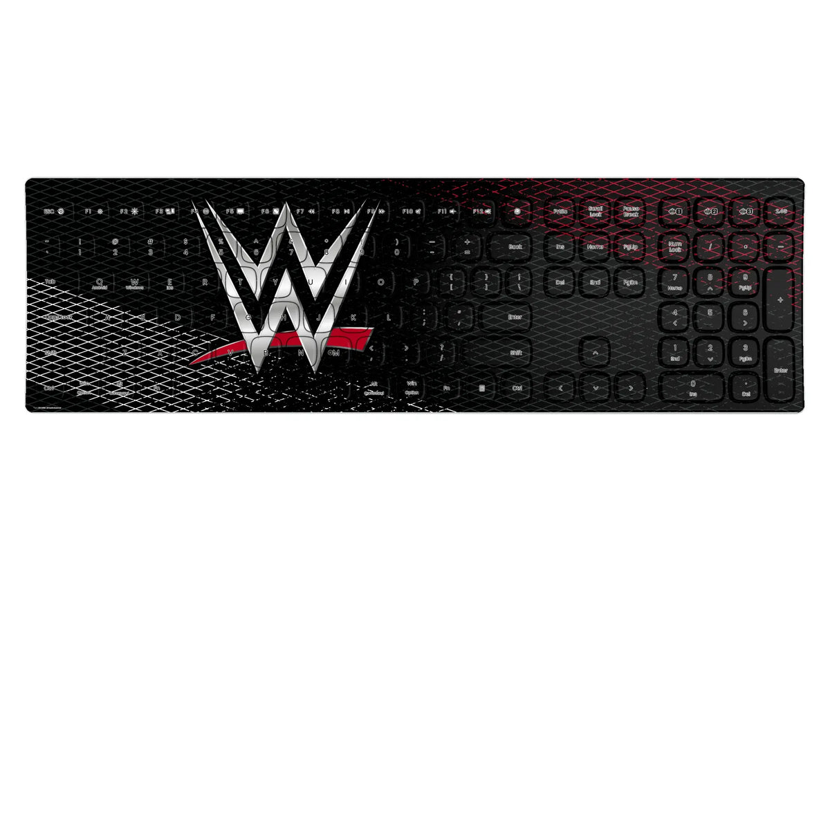 WWE Steel KKB605 Curved Wireless Keyboard