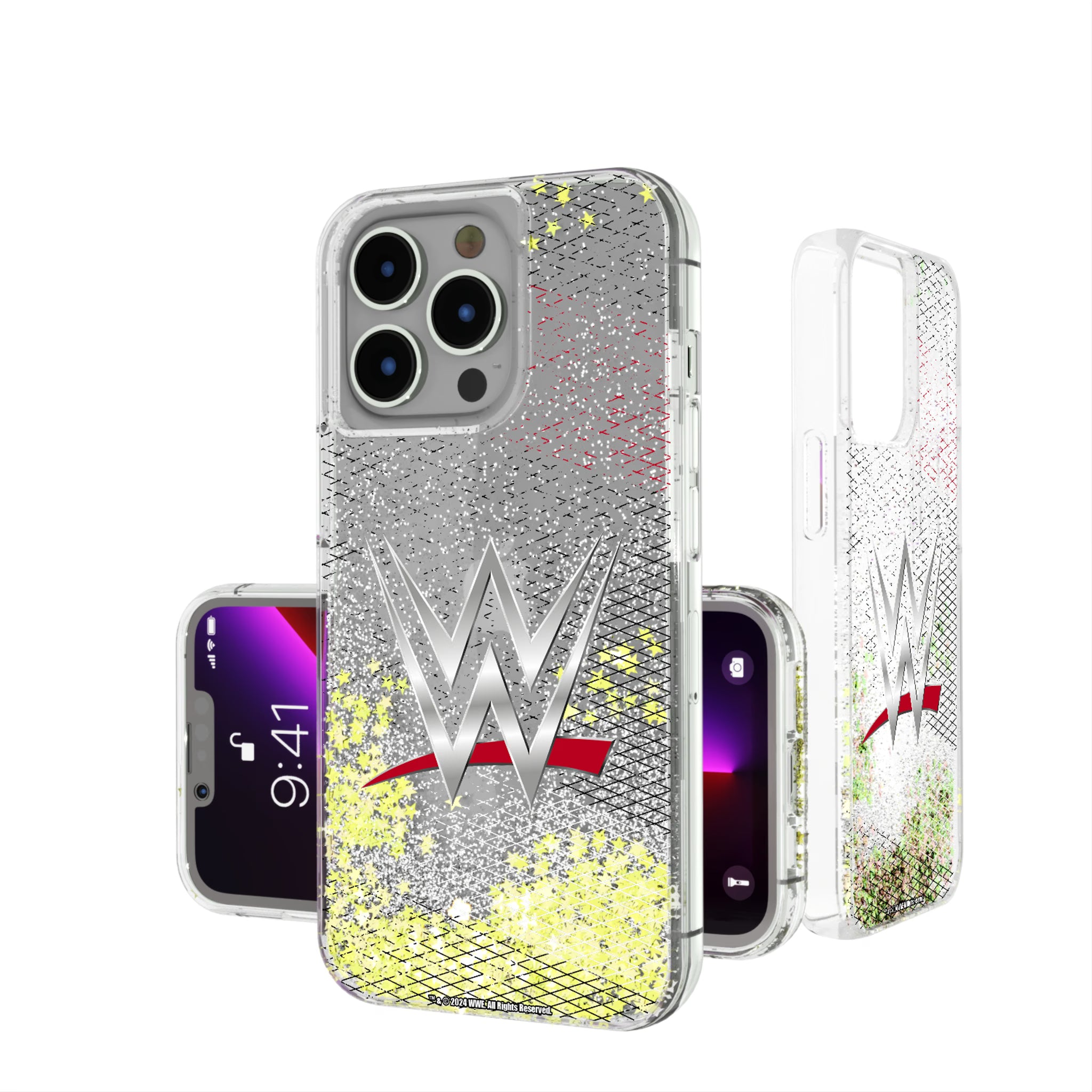 WWE Steel iPhone Glitter Phone Case for Apple iPhone
