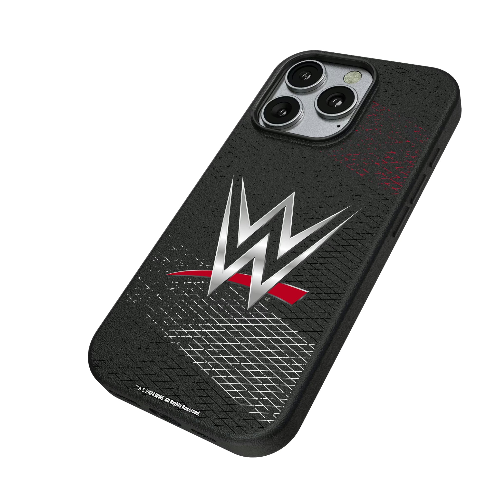 WWE Steel iPhone MagSafe Compatible Phone Case for Apple iPhone - Isometric View
