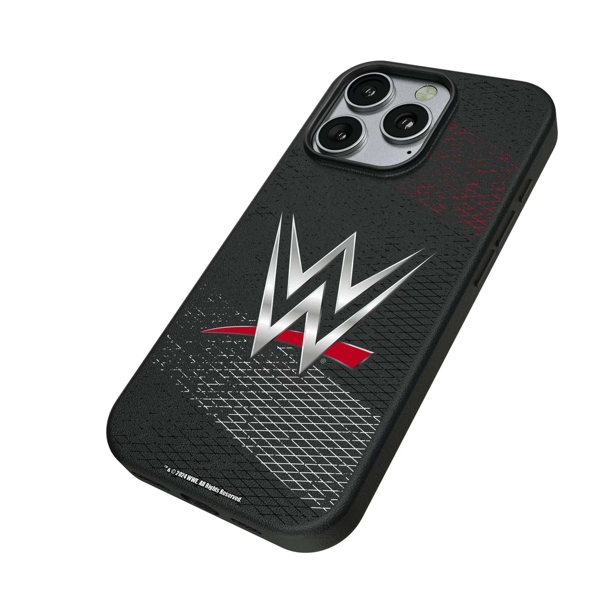WWE Steel iPhone MagSafe Compatible Phone Case for Apple iPhone - Isometric View
