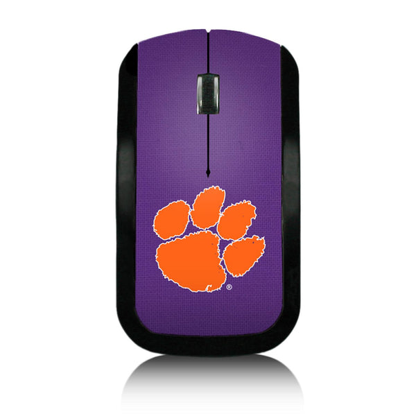 Clemson Tigers Solid Wireless Mouse