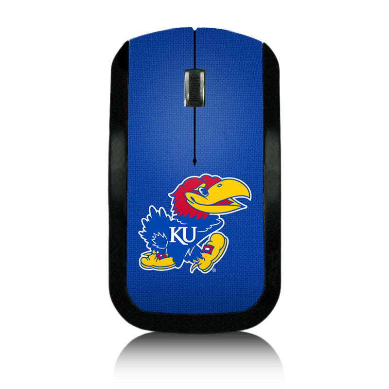 Kansas Jayhawks Solid Wireless Mouse
