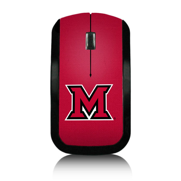 Miami RedHawks Solid Wireless Mouse