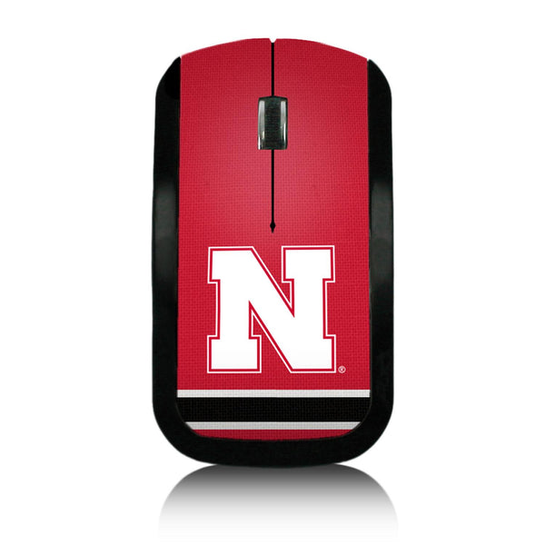 Nebraska Huskers N Stripe Wireless Mouse