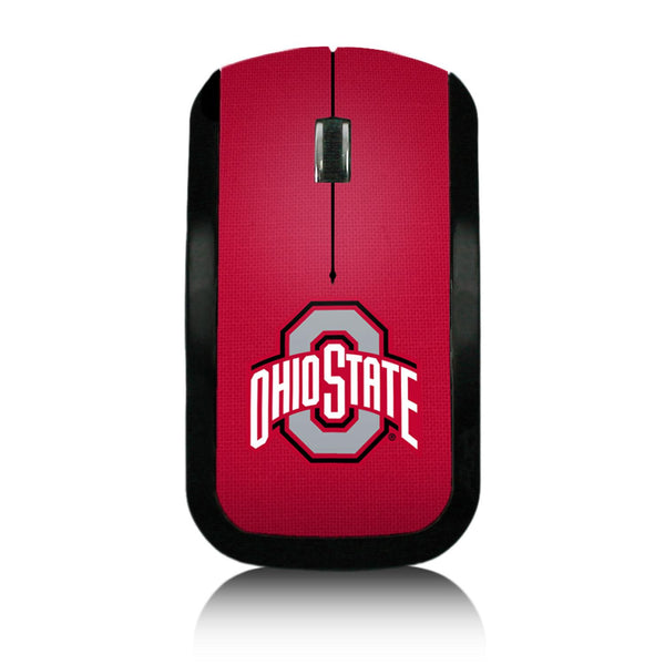 Ohio State Buckeyes Solid Wireless Mouse