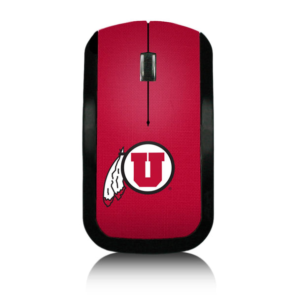 Utah Utes Solid Wireless Mouse