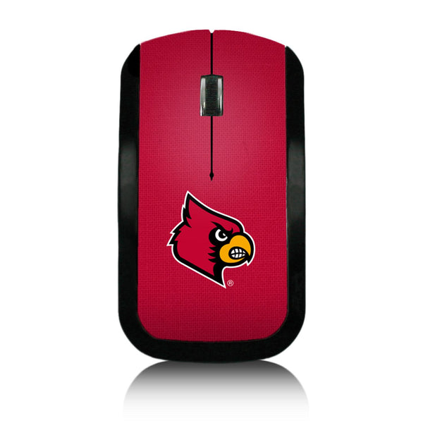Louisville Cardinals Solid Wireless Mouse