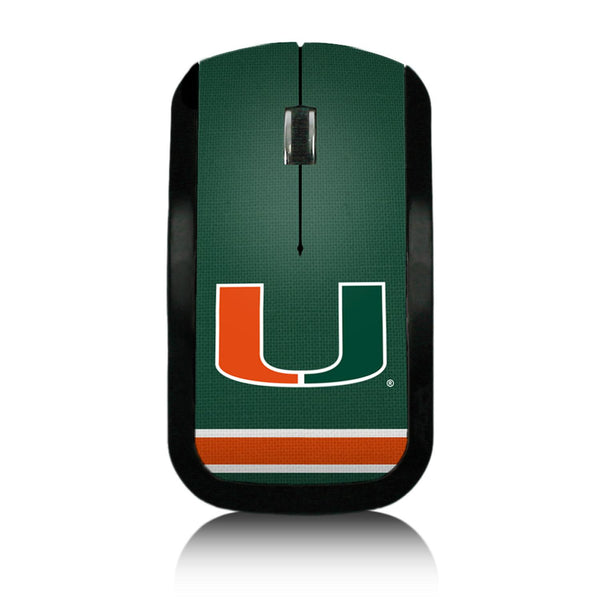 Miami Hurricanes Stripe Wireless Mouse