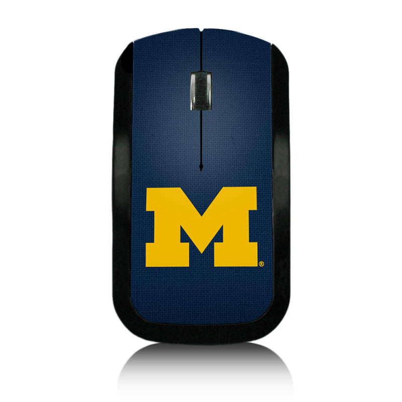 Michigan Wolverines Solid Wireless Mouse