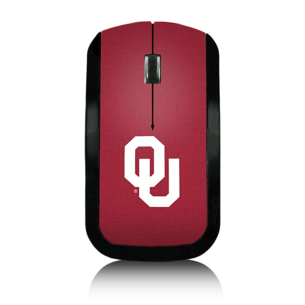Oklahoma Sooners Solid Wireless Mouse