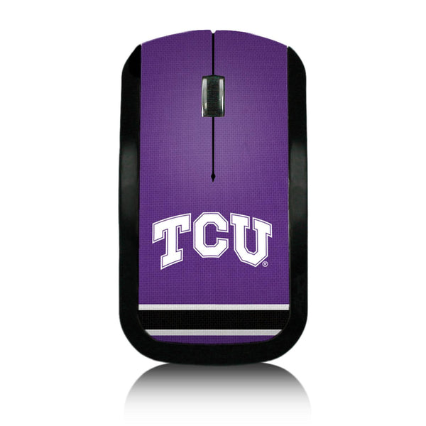 Texas Christian Horned Frogs Stripe Wireless Mouse