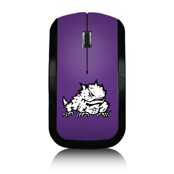 Texas Christian Horned Frogs Solid Wireless Mouse