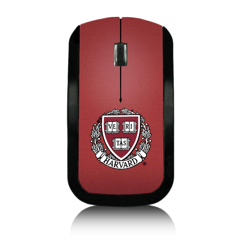 Harvard Crimson Solid Wireless Mouse
