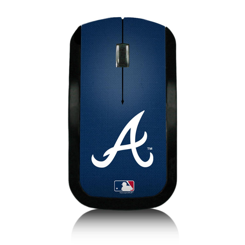 Atlanta Braves Solid Wireless Mouse