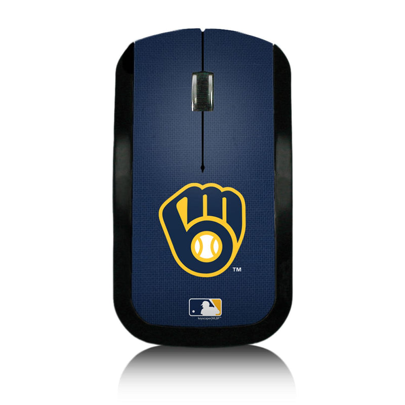 Milwaukee Brewers Solid Wireless Mouse