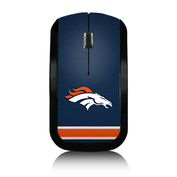 Denver Broncos Stripe Wireless Mouse