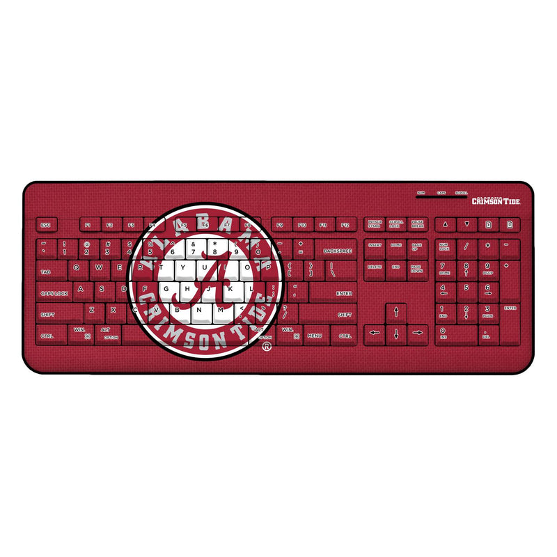 Alabama Crimson Tide Solid Wireless USB Keyboard