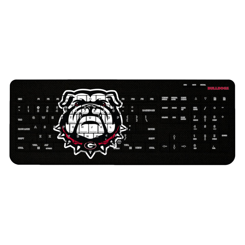 Georgia Bulldogs Solid Wireless USB Keyboard