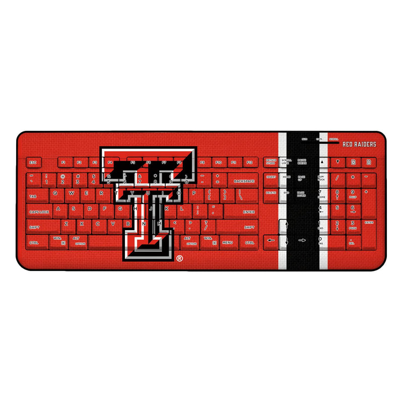 Texas Tech Red Raiders Stripe Wireless USB Keyboard