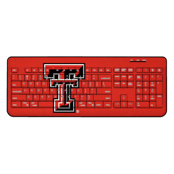 Texas Tech Red Raiders Solid Wireless USB Keyboard
