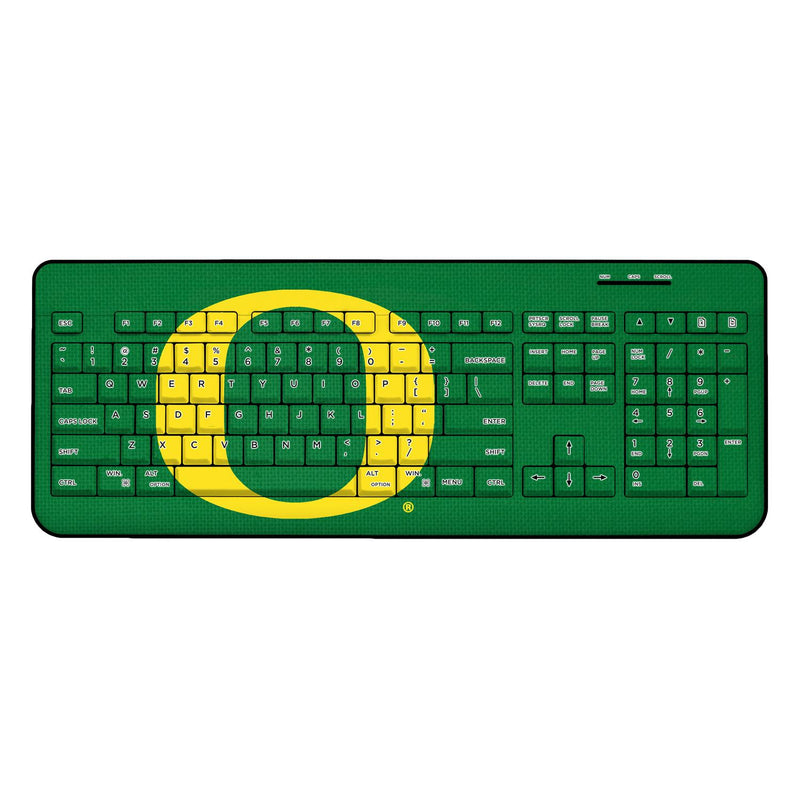 Oregon Ducks Solid Wireless USB Keyboard
