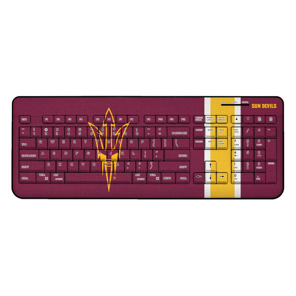 Arizona State Sun Devils Stripe Wireless USB Keyboard